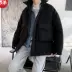 Nam giới túi thư xu hướng lỏng lẻo tất cả các kết hợp quần áo cotton dụng cụ học sinh mùa đông nam Hàn Quốc áo khoác bông bánh mì quần áo mới áo khoác - Áo vest cotton