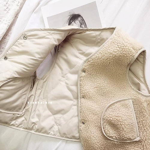 Демисезонный удерживающий тепло жилет, в корейском стиле, увеличенная толщина