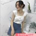 Mùa hè mới gợi cảm phiên bản Hàn Quốc của áo crop top Slim mặc áo vest không tay màu rắn ngắn đoạn quần đáy quần áo nữ - Áo ba lỗ váy nữ Áo ba lỗ