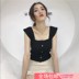 Mùa hè mới gợi cảm phiên bản Hàn Quốc của áo crop top Slim mặc áo vest không tay màu rắn ngắn đoạn quần đáy quần áo nữ - Áo ba lỗ váy nữ Áo ba lỗ