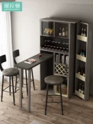 Bàn quầy bar bàn rượu tủ hiện đại tối giản phòng khách đồ nội thất căn hộ nhỏ gấp vách ngăn nhà Bắc Âu bàn cao - Bàn / Bàn
