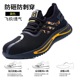 Labor protection shoes for men in summer, breathable, steel toe, anti-smash, anti-puncture, lightweight, deodorant, old protection with steel plate for construction site work