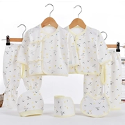 Bộ đồ sơ sinh mùa xuân và mùa thu cho bé 0-3 tháng 6 Bộ đồ lót cho bé bảy bộ đồ sơ sinh hoàn chỉnh - Quần áo lót