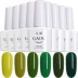 y Goya Green Nail Polish Glue Avocado Matcha Mustard Green Phototherapy Glue Green Dark Green Emerald Green Barbie Glue New - Sơn móng tay / Móng tay và móng chân