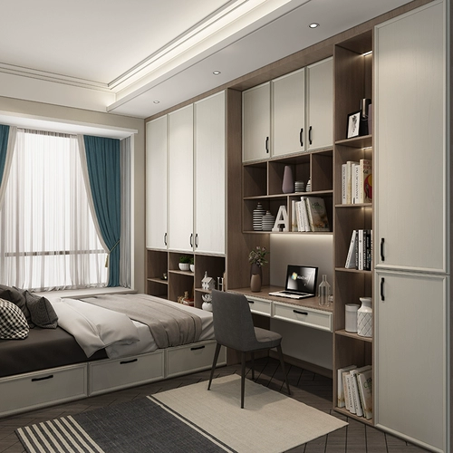 Pipiano Custom Tatami Furniture Simple Wardreobe Custom Bay Window Шкаф небольшая спальня детская комната на рисовой кровать