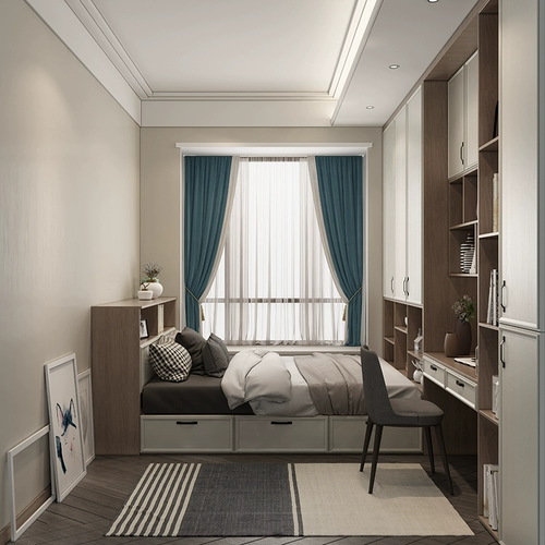 Pipiano Custom Tatami Furniture Simple Wardreobe Custom Bay Window Шкаф небольшая спальня детская комната на рисовой кровать