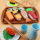 Детская семейная реалистичная игрушка, пароварка, посуда