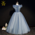 New châu Âu nhỏ đứng cổ áo cô gái công chúa quý tộc ăn mặc trang phục piano pettiskirt Liuyi nhỏ chủ trang phục - Váy trẻ em váy trắng công chúa cho bé gái Váy trẻ em