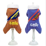 Одежда для собак Pepsi Хлопковая одежда щенки щенки щенки щенки Bomei Four -Skirt Corgi Утолщенное зимнее платье