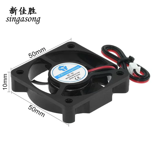 Аксессуары для 3D принтера, вентилятор, радиатор, DIY, 5v, 12, 12v, 24, 24v, 5см