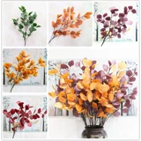 Моделирование 5 вилка мини -травяная листья яблока и ветви эудзиахуми денежные листья