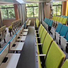 Кресла для кинотеатров 简约礼堂椅排椅带写字板报告厅座椅会议室椅子固定脚连排剧院椅