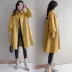 Áo khoác len nữ dài phần 2019 thu đông mới dành cho nữ phiên bản Hàn Quốc của chiếc áo len mỏng phổ biến của Han Fan - Áo Hàn Quốc