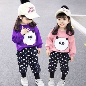 秋季女宝宝休闲两件套装0一4岁