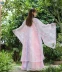 Hanfu nữ mùa xuân cherry cải tiến váy ngực Qi cha mẹ con rể phong cách Trung Quốc trang phục cổ tích Trung Quốc yếu tố siêu cổ tích - Trang phục dành cho cha mẹ và con Trang phục dành cho cha mẹ và con