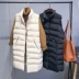 2019 phụ nữ mới xuống áo vest cotton kích thước lớn nữ mid-cotton vest clip cổ áo dày nữ áo khoác thắt lưng thủy triều - Áo vest