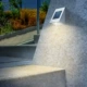 Đèn tường ngoài trời năng lượng mặt trời đèn tường inox chiếu sáng thông minh pin lithium siêu sáng đèn trang trí tường pin đèn năng lượng mặt trời đèn năng lượng mặt trời 100w