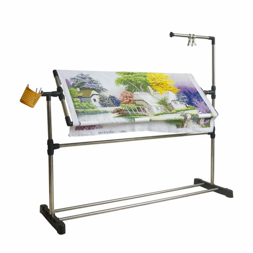 Японская домашняя регулируемая вышиваемая рама для вышивки с вышивкой кровати с поперечным поперечным