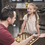 Магнитные высококлассные шахматы из натурального дерева, детский портативный складной комплект для школьников и студентов, подходит для начинающих