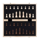 Магнитные высококлассные шахматы из натурального дерева, детский портативный складной комплект для школьников и студентов, подходит для начинающих