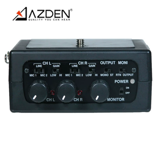 Azden FMX-DSLR SLR-камера Портативный микшер Играет звуковая звуковая карта