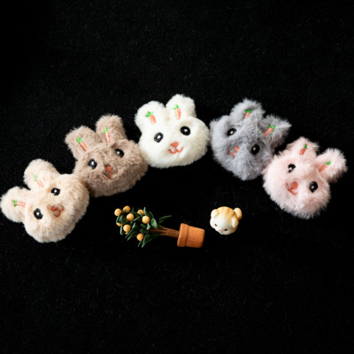 taobao agent Carrot key bag, keychain, pendant, rabbit, crochet, doll, materials set