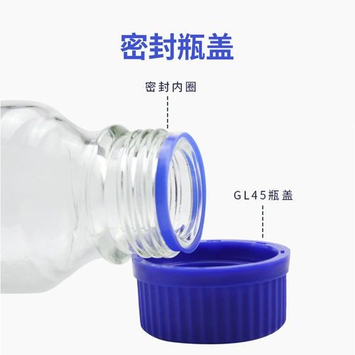 Shu niu Blue Bottle Bottle Bottle Bottle Skillet Skillet Crown стеклянная бутылка для образца для образцов