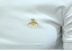 Trạm châu âu nam polo shirt slim ve áo thanh niên làm bóng bông bee thêu kích thước lớn stretch ngắn tay nửa-shirt