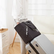 Túi xách lưu trữ du lịch có thể được thiết lập xe đẩy túi mờ túi tote hành lý túi quần áo túi đóng gói túi