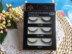 New 3D ba chiều nhiều lớp lông mi giả đen bông stalk lông mi tự nhiên mô phỏng đoạn ngắn 3 cặp gel kích mí mắt Lông mi giả