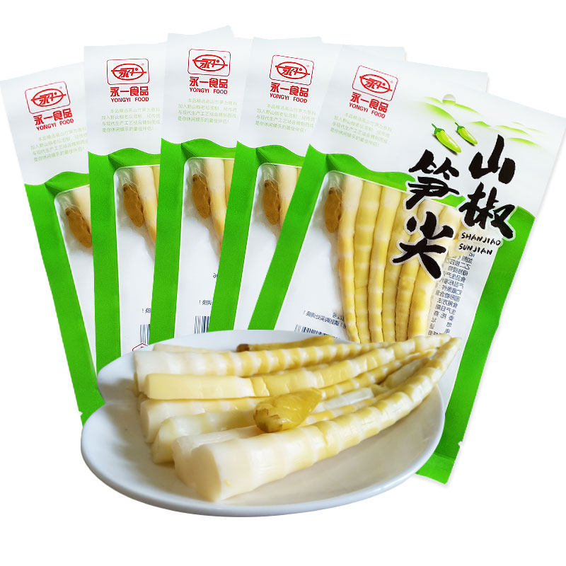 泡椒竹笋开袋即食山椒笋尖脆笋新鲜笋丝笋片零食四川下饭菜小包装