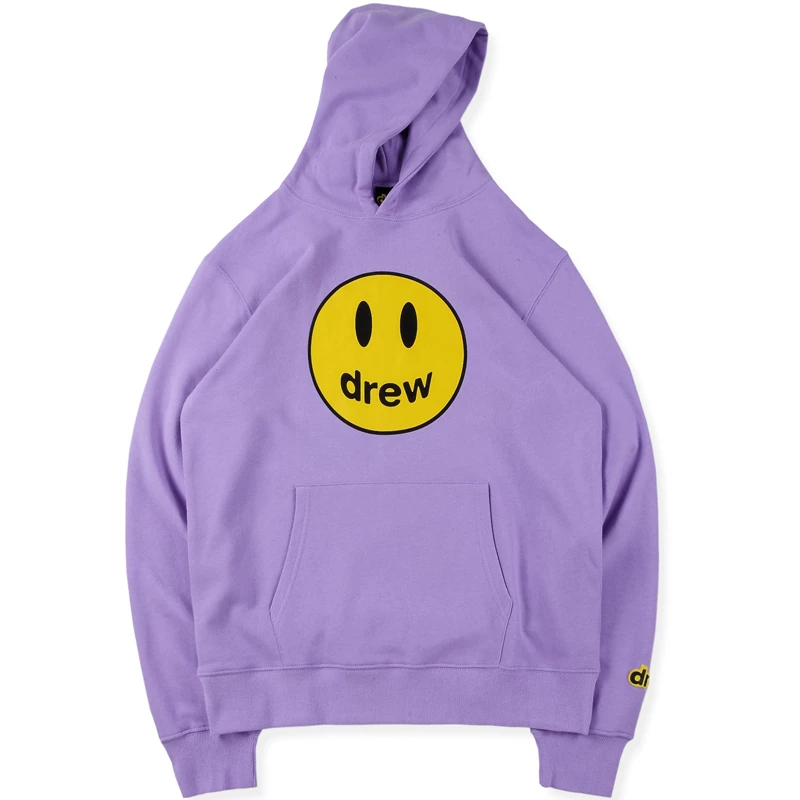 Худи с капюшоном Drew House Justinbieber Mascot Justin Bieber той же улыбкой лицевая футболка