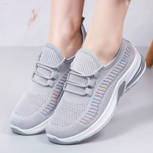 Women Knit Sneakers Breathable Athletic Running Gym Shoes