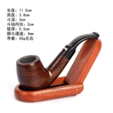 Маленькая портативная старомодная курительная трубка ручной работы из сандалового дерева