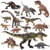 Mô hình khủng long kỷ Jura Mô phỏng động vật bằng nhựa Đồ chơi trẻ em Khủng long bạo chúa Triceratops Pterodactyl Boy Set - Đồ chơi gia đình