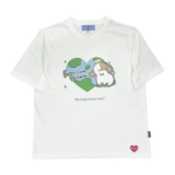 Оригинальная хлопковая милая футболка для влюбленных для школьников, свободный крой