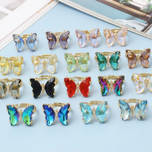 Tide, сиреневое модное небольшое дизайнерское кольцо, изысканный стиль, популярно в интернете