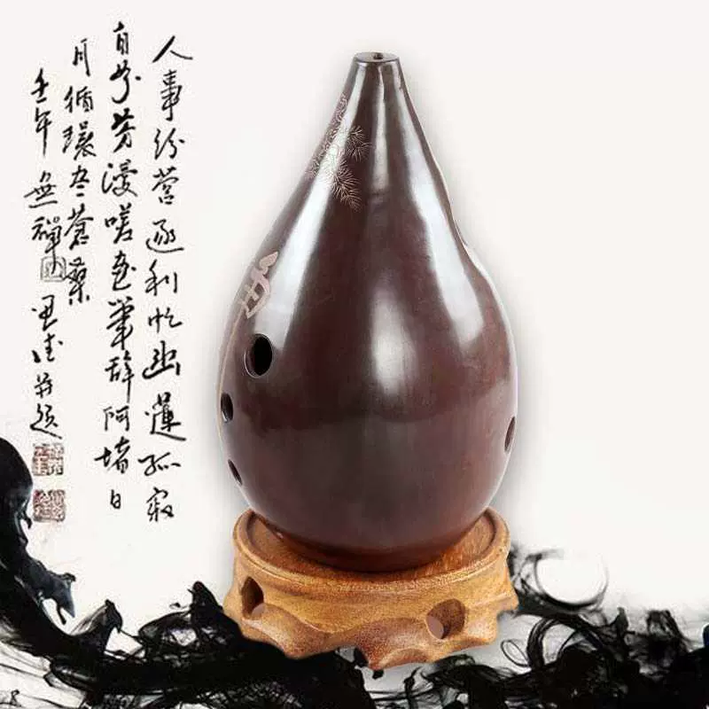 Cao cấp đầy đủ miệng Xun 10 lỗ 10 lỗ Taoxun cổ Xun Tuliang Tuliangxun chữ thư pháp nhạc cụ E F G Tun Xunxun - Nhạc cụ dân tộc