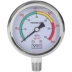 Đồng hồ đo áp suất chống sốc bằng thép không gỉ Youyi YN60 Đồng hồ đo áp suất nước 4 điểm ba màu Đồng hồ đo áp suất dầu thủy lực 6 kg Đồng hồ đo áp suất không khí chống sốc 