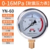 Fuyang Huayi địa chấn máy đo áp suất YN60 xuyên tâm máy đo áp suất nước máy đo thủy lực máy đo áp suất dầu địa chấn 1.6/25MPA2 điểm 