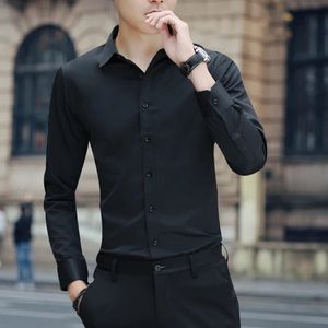 2020新款买一送一男衬衫商务休闲春夏季衬衫男长袖短袖衬衫白色男