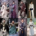 trang phục cổ trang mới Truyền thuyết về Anh hùng xạ điêu quần áo thời nhà Tống của những người ăn xin bông và vải lanh