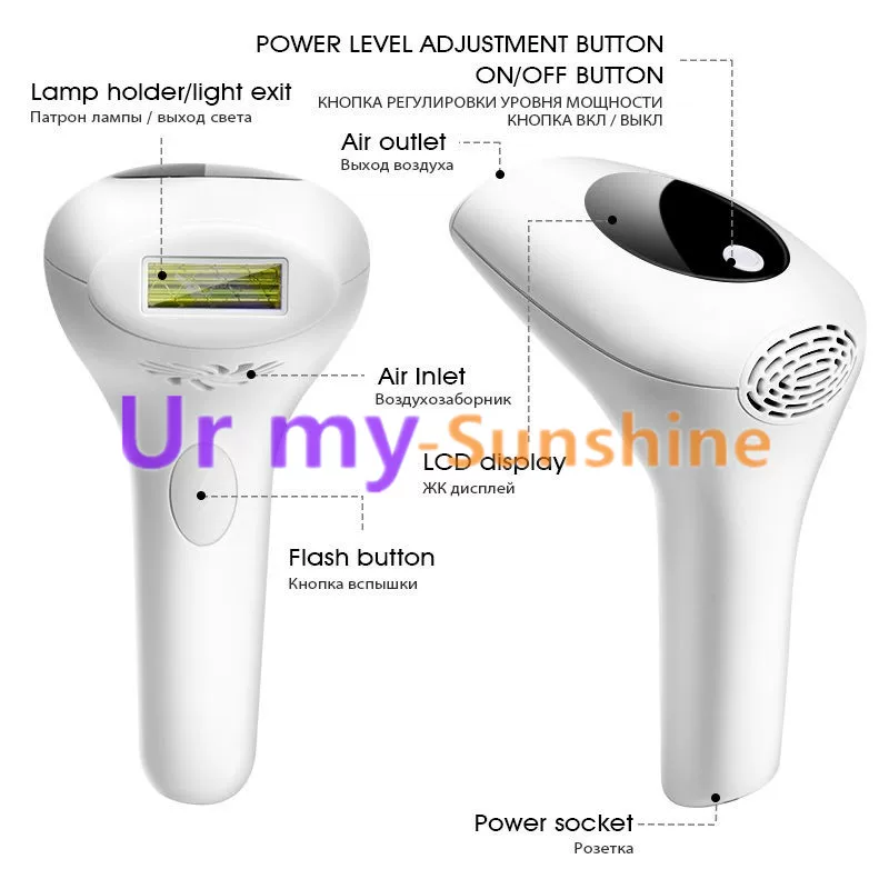 Электрический лазерный эпилятор PhotoEpilator безболезненное удаление волос