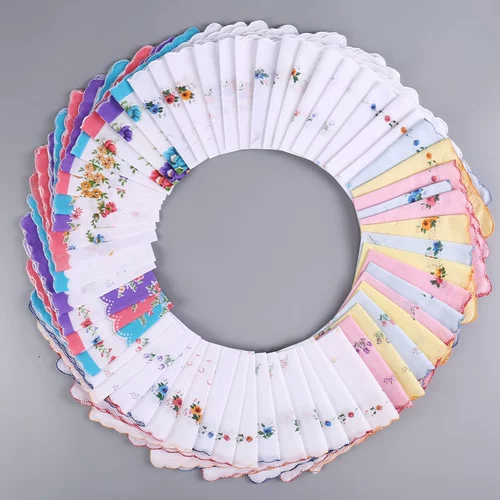 Старомодный классический тонкий хлопковый носовой платок, ностальгия, 7080 года