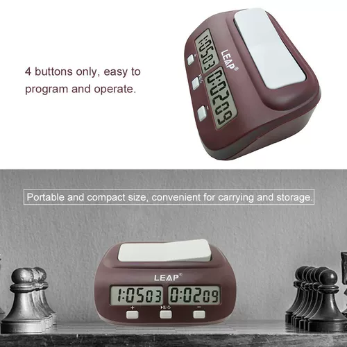 Digital Chess Clock Stop timer Count Down Chess Timer with A