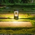 Đèn trụ sân vườn năng lượng mặt trời chống thấm nước đèn trang trí đơn giản chất liệu nhôm