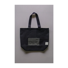 Мода холст fdmtl【现货】patchwork tote bag靛蓝拼接手提托特包danning lab