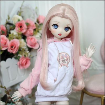 taobao agent Jiuzhi Elk BJD wig partially buckled inner buckle, BJD wig 3 -point small, 3 -point doll fake hair