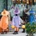Halloween trẻ em trang phục ảo thuật gia cậu bé áo choàng mẫu giáo trang phục phù thủy cosplay hiệu suất halloween kinh dị Trang phục haloween