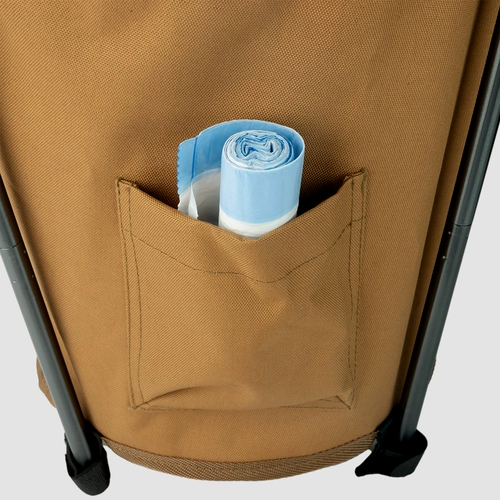 Wellhike Outdoor Trash Bin Складная портативная кемпинг -дом для хранения корзины для хранения кожа Tiger Tiger не -сарай